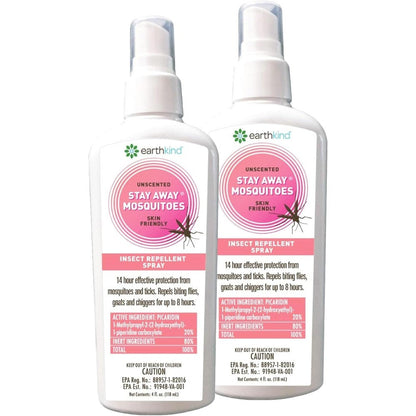 EarthKind Stay Away Mosquitoes Insect Repellent front view of two pack packaging