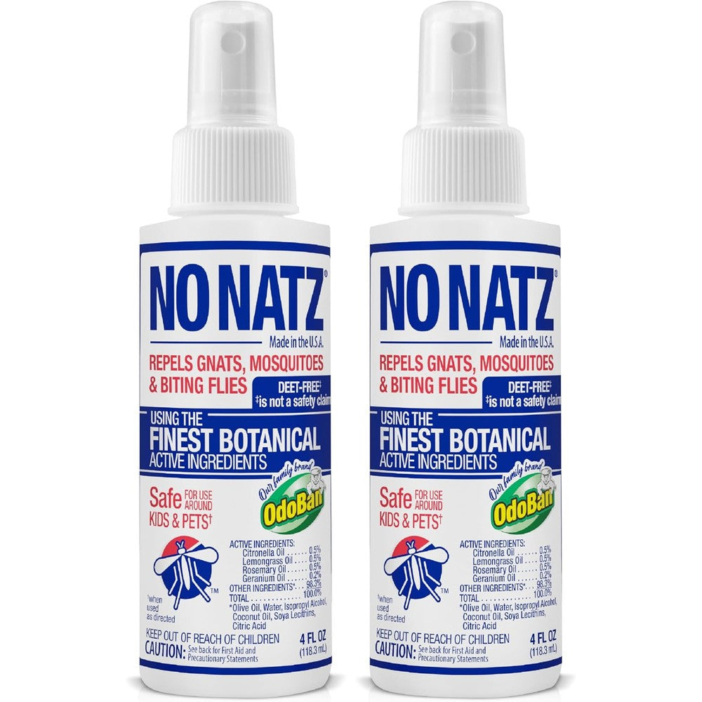 No Natz Botanical Insect Repellent 4 Ounce front view