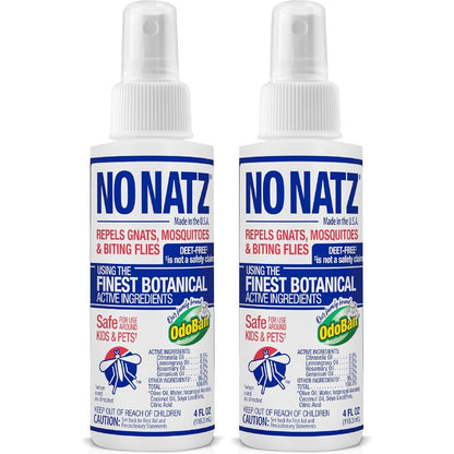 No Natz Botanical Insect Repellent 4 Ounce front view