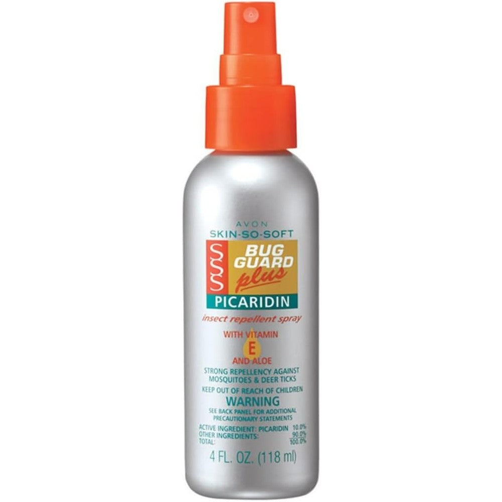 Avon Skin So Soft Bug Guard Plus Picaridin Insect Repellent Spray front view bottle