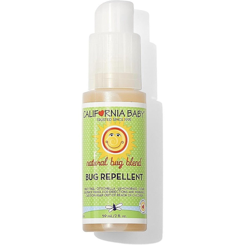 California Baby Natural Bug Repellent Spray 2 oz bottle for family outdoor use