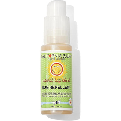 California Baby Natural Bug Repellent Spray 2 oz bottle for family outdoor use