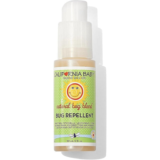 California Baby Natural Bug Repellent Spray 2 oz bottle for family outdoor use