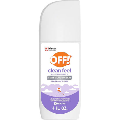 S C Johnson Off! Clean Feel Insect Repellent Spritz bottle front view