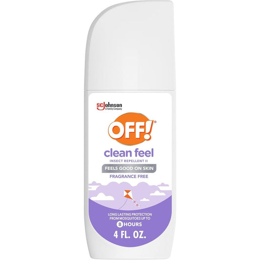 S C Johnson Off! Clean Feel Insect Repellent Spritz bottle front view