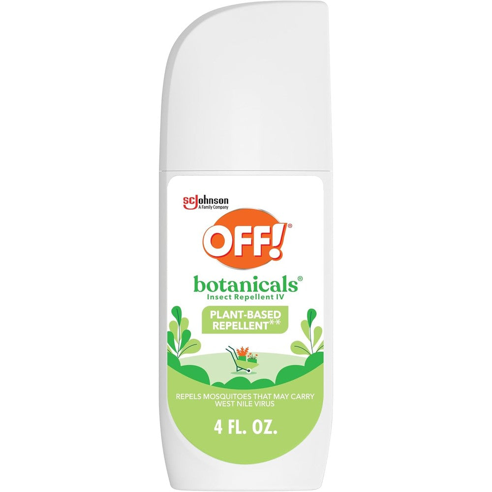 OFF! Botanicals Plant Based Insect Repellent 4 Fluid Ounce front view bottle