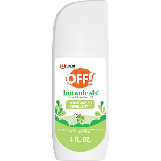 OFF! Botanicals Plant Based Insect Repellent 4 Fluid Ounce front view bottle