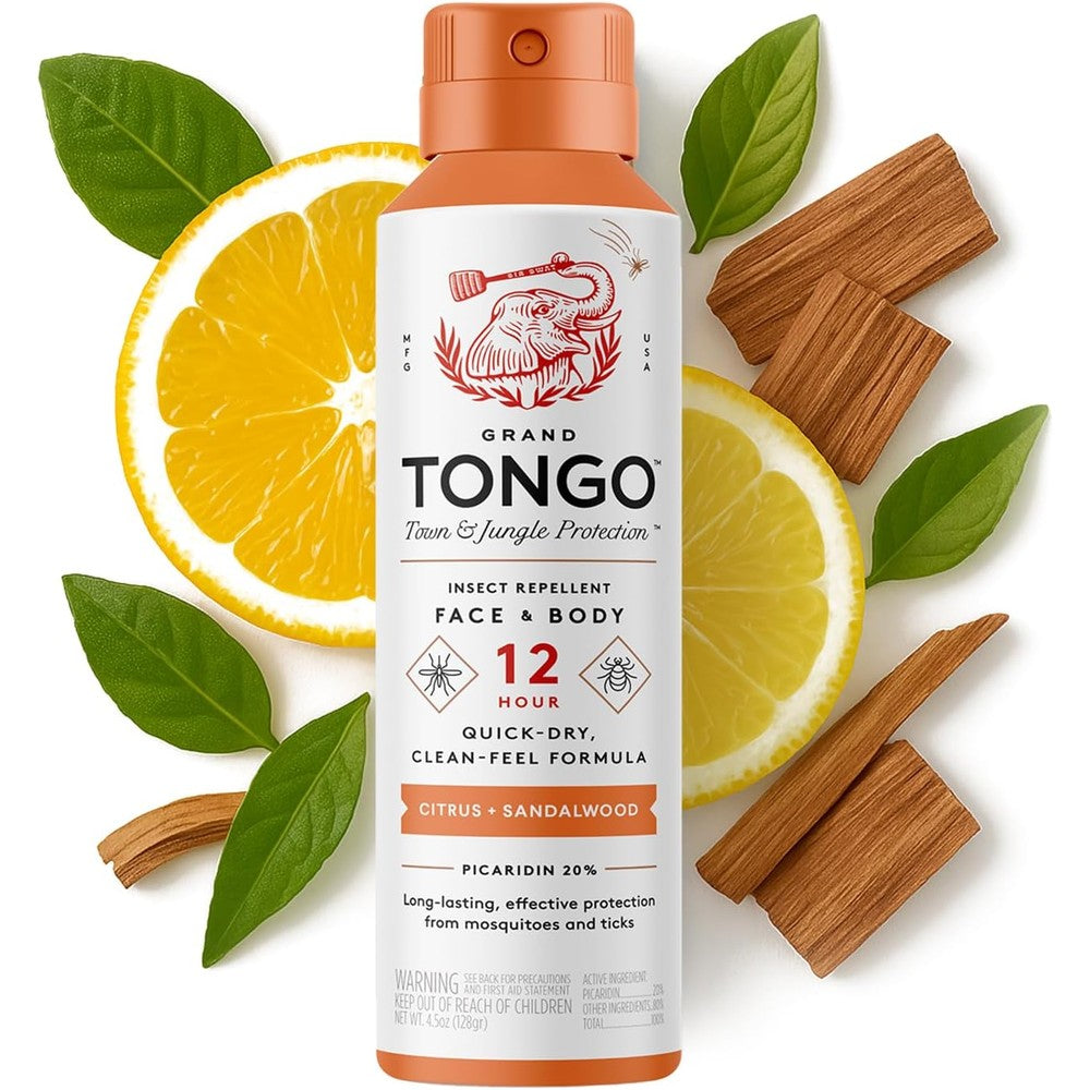 Grand Tongo DEET-Free Insect Repellent with Picaridin front view