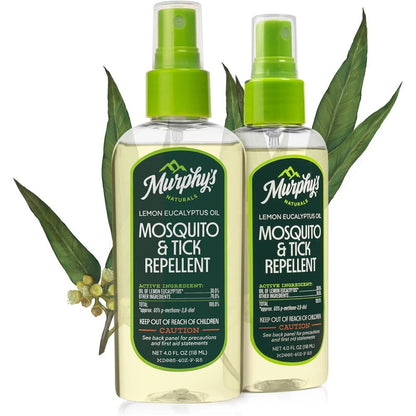 Murphy's Naturals oil of lemon eucalyptus mosquito and tick repellent spray front view