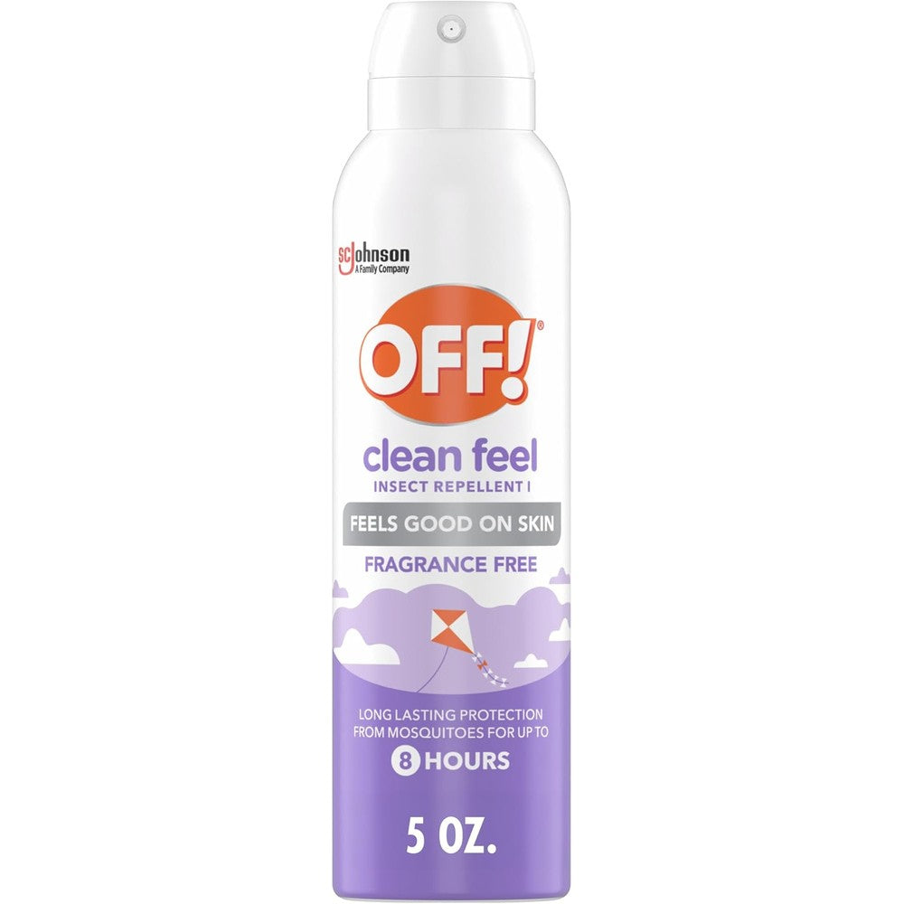 Off! Clean Feel Insect Repellent Aerosol 20 percent Picaridin front view