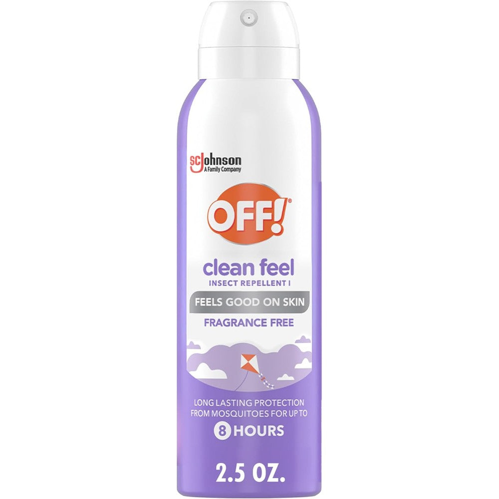 Off! Clean Feel Picaridin insect repellent aerosol front view