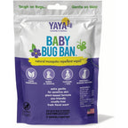 YAYA ORGANICS Baby Bug BAN Insect Repellent Wipes front view packaging showcasing natural mosquito defense