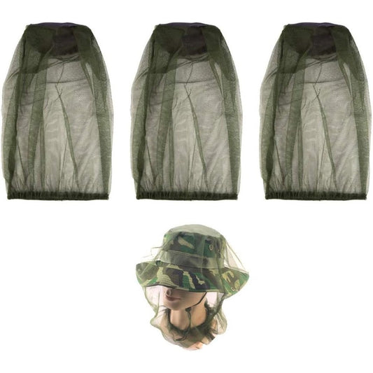 Jiechangfang Cuayaes 3Pcs mosquito head net front view
