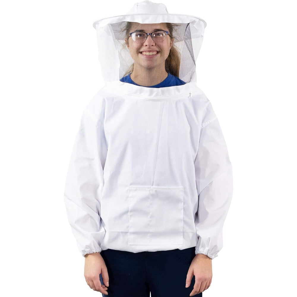 Vivo Professional White Medium Beekeeping Jacket front view