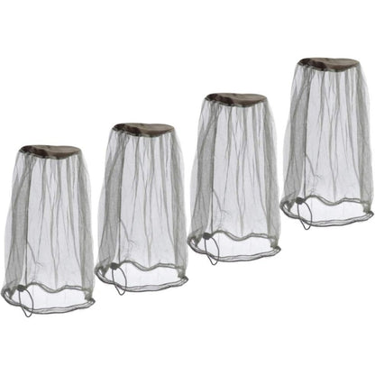 ACKEIVTO premium mesh mosquito head net pack of 4 front view