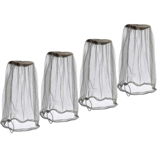 ACKEIVTO premium mesh mosquito head net pack of 4 front view