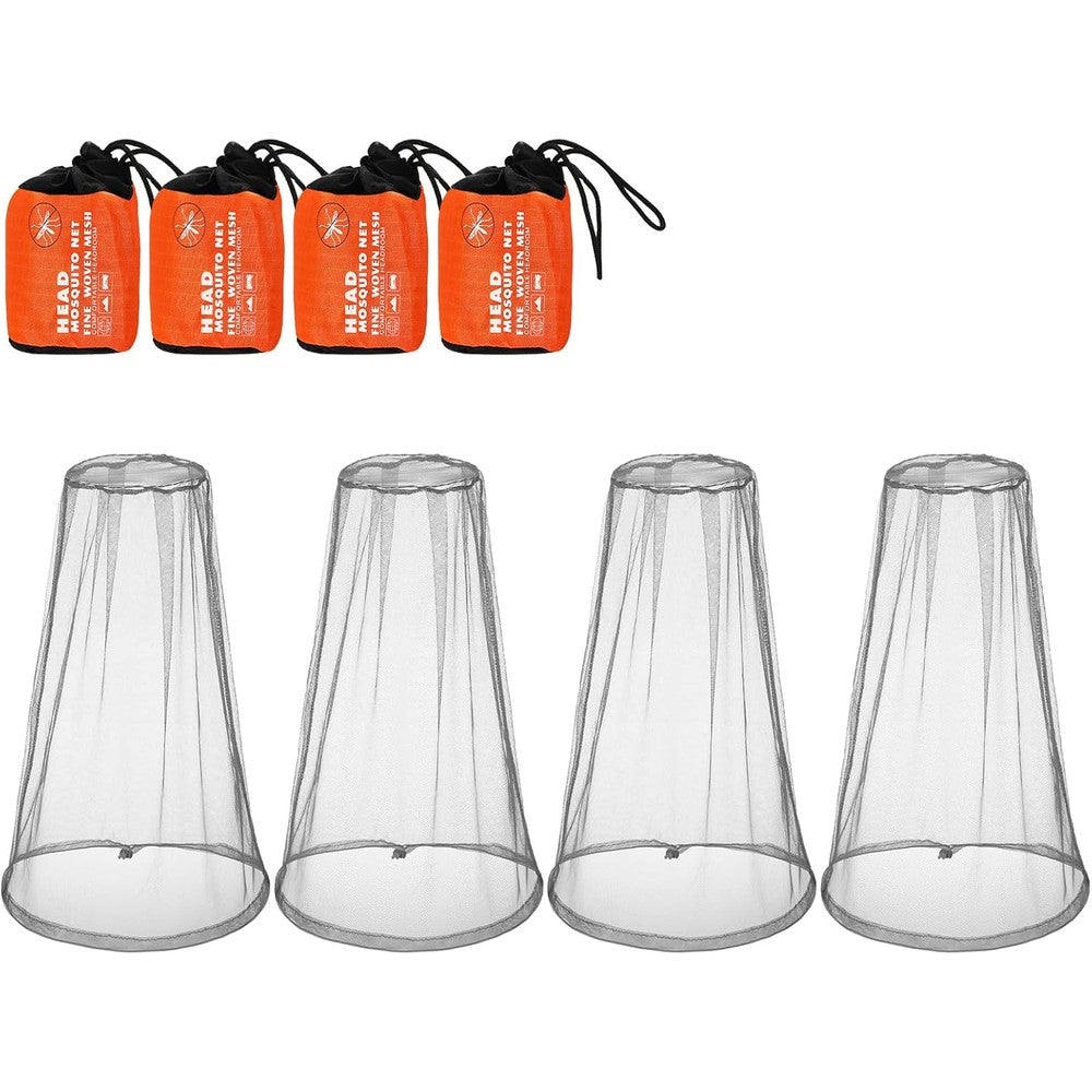 Hestya 4 Pack Mosquito Net Face Mesh front view for outdoor hiking