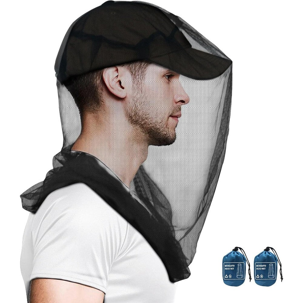 Qingsi mosquito head net front view for outdoor protection