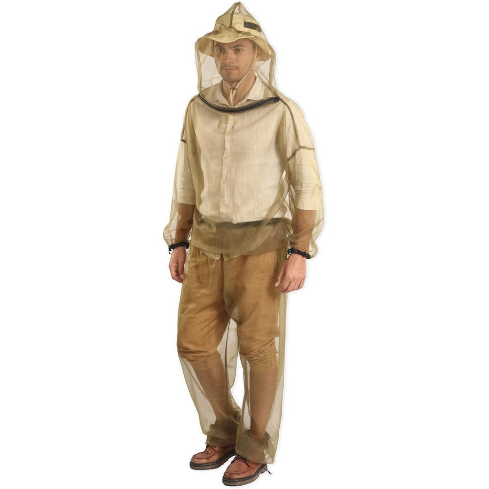 Tough Outdoors mosquito suit front view of jacket and pants set