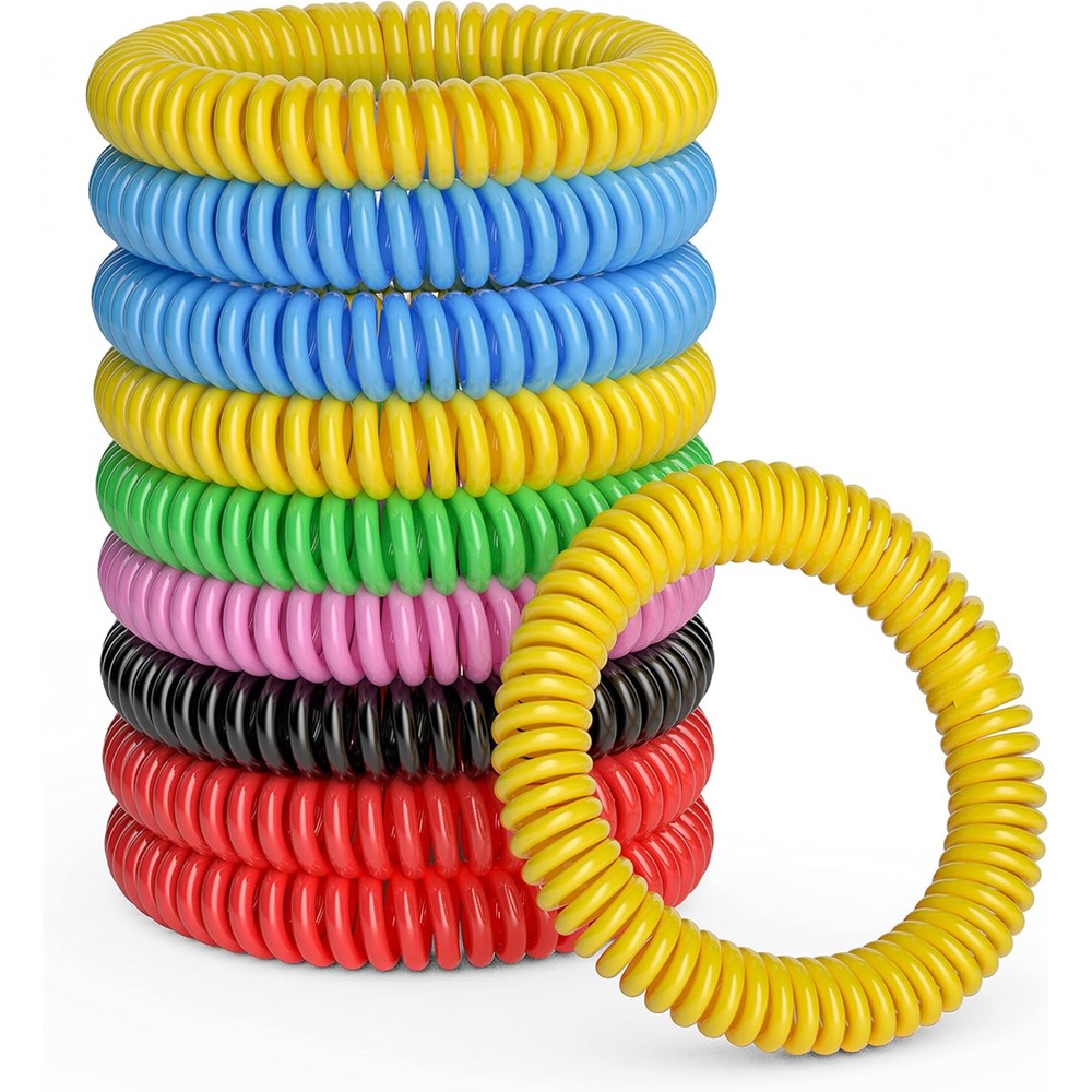Radiant BuggyBands mosquito repellent bracelets 25 pack front view