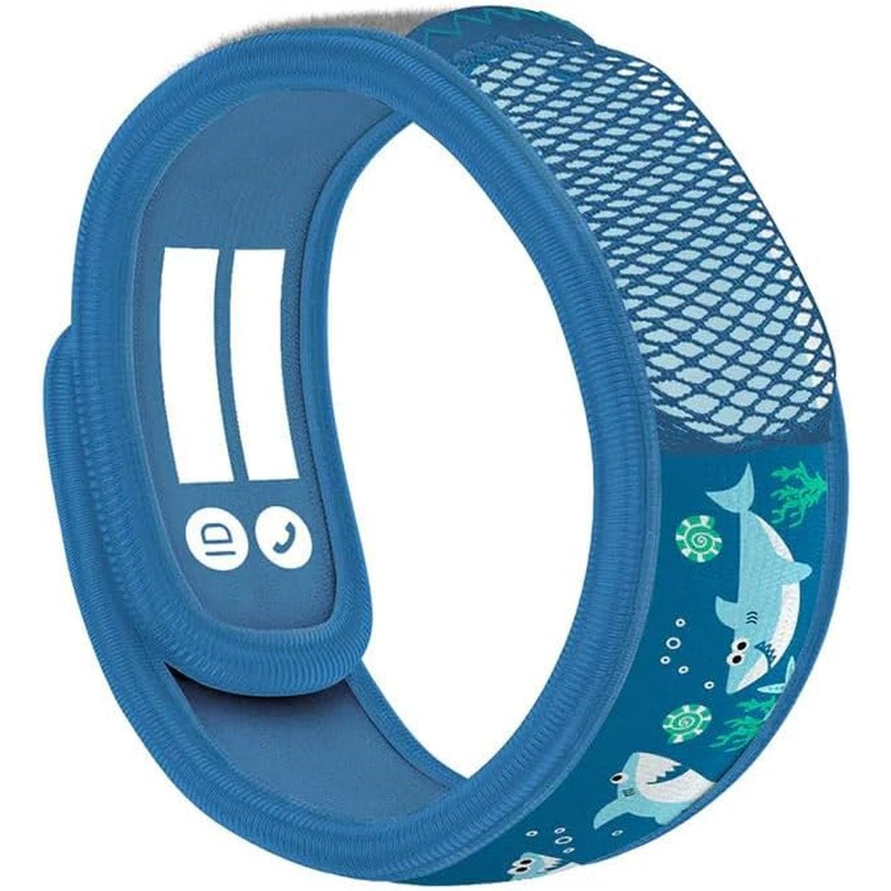 Para Kito Mosquito Repellent Kids Wristband Sharks front view