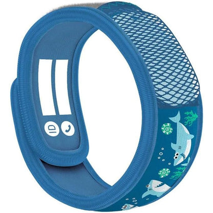 Para Kito Mosquito Repellent Kids Wristband Sharks front view