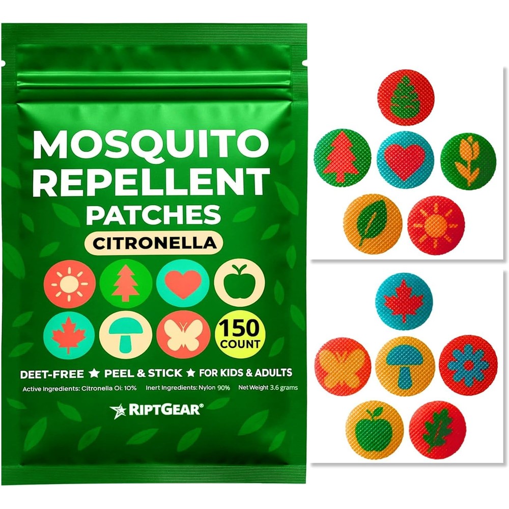 RiptGear Mosquito Patches 150 pack front view