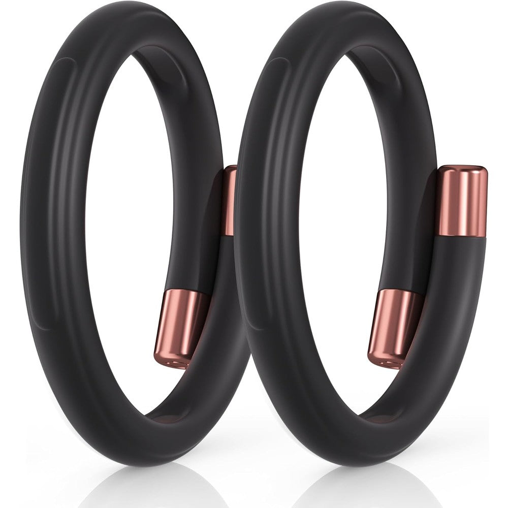 BuggyBands 2 Pack mosquito repellent bracelets front view