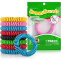 BuggyBands 24 pack mosquito repellent bracelets front packaging view