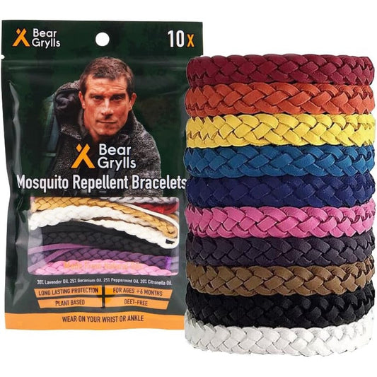 Bear Grylls mosquito repellent bracelets front view