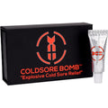 Coldsore Bomb natural cold sore relief balm front view for fever blister treatment