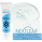 Next Leap Fast Acting Cold Sore Treatment Gel front view packaging for redness reduction
