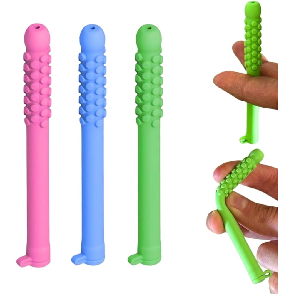 Muoyid chewable essential oil breath stick front view for oral fixation relief.