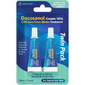 WELMATE Docosanol Cream 10 percent front view pack of two cold sore treatment tubes for lips