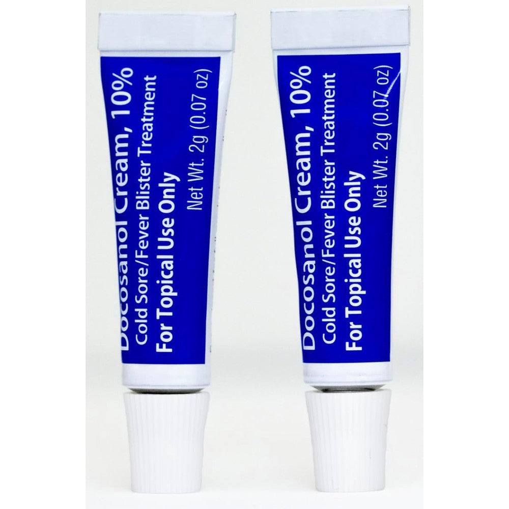 Wellness Basics Docosanol Cream 10 percent cold sore treatment packaging front view