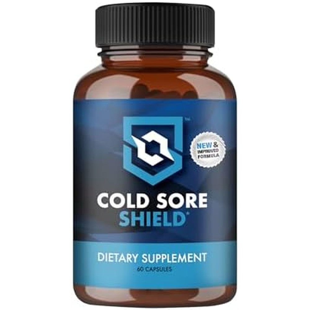 Cold Sore Shield daily supplement front view bottle for cold sore prevention
