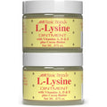 Basic Brands L-Lysine Ointment two pack front view for cold sore treatment