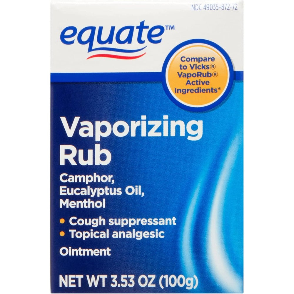 Abseits Vaporizing Rub Ointment front view for cold and cough relief