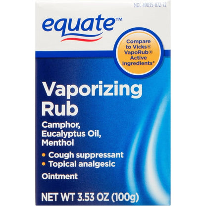 Abseits Vaporizing Rub Ointment front view for cold and cough relief