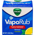 Vicks VapoRub Lemon Scent 50 Gram jar front view for authentic imported cough relief