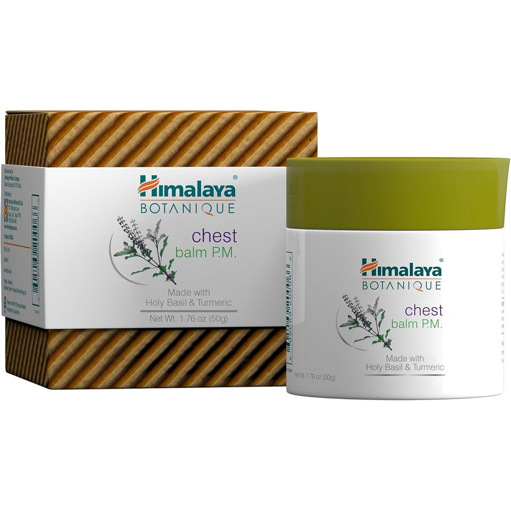 Himalaya Botanique Chest Balm PM front view nighttime soothing rub