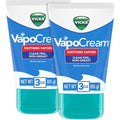 Vicks VapoCream twin pack front view authentic imported moisturizing vapor cream tubes