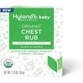 Hyland's Naturals Baby Organic Chest Rub front view packaging for soothing infant care
