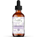 Earthley Wellness Cough-B-Gone liquid herbal tincture front view for family respiratory support