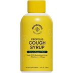 Beekeeper's Naturals Propolis Honey Daytime Cough Syrup for Adults four ounce bottle front view