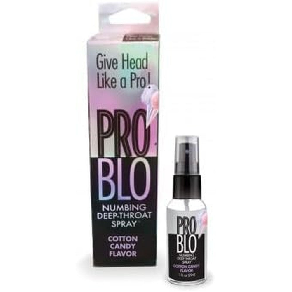 Little Genie ProBlo Cotton Candy Deep Throat Numbing Spray front view