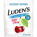 Luden's Sugar Free Wild Cherry Sore Throat Lozenges 130 Count front view