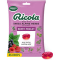 Ricola Berry Medley Throat Drops 45 Count front view packaging