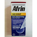 Afrin No Drip Extra Moisturizing 12 Hour Nasal Pump Mist front view for fast sinus relief.