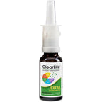 MediNatura ClearLife Extra Strength Allergy Nasal Spray front view package showing homeopathic formula